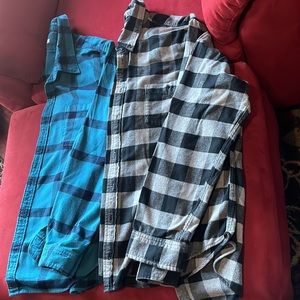 Men’s long sleeve flannel shirt